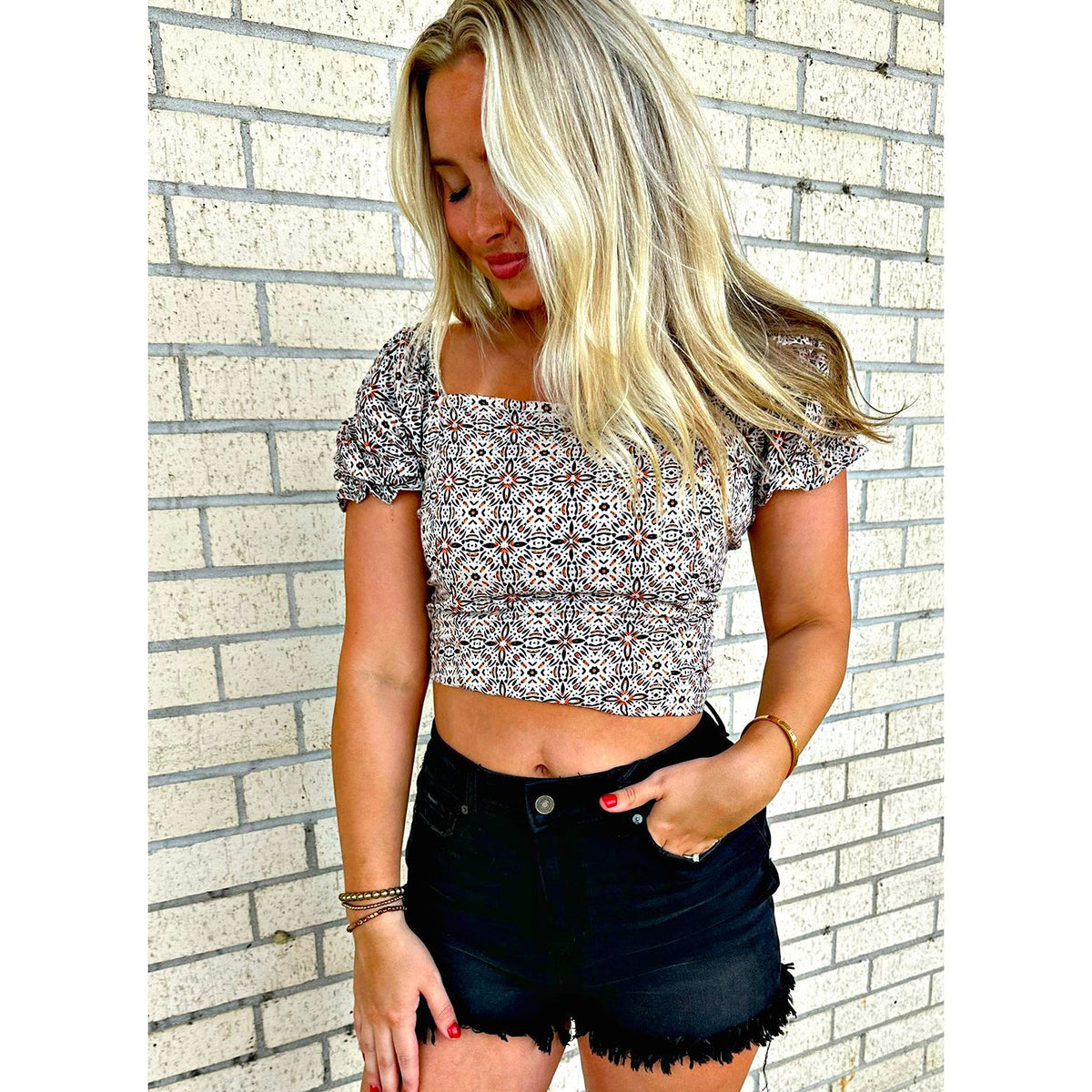 Beachy Floral top