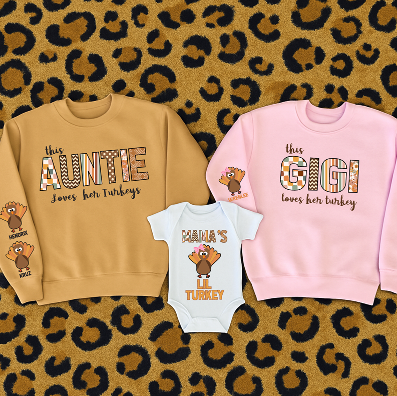 Turkey&#39;s Custom Long Sleeve tee or sweatshirt
