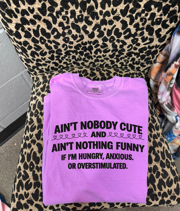 Ain't nobody cute and ain't nothing funny Tee or sweatshirt