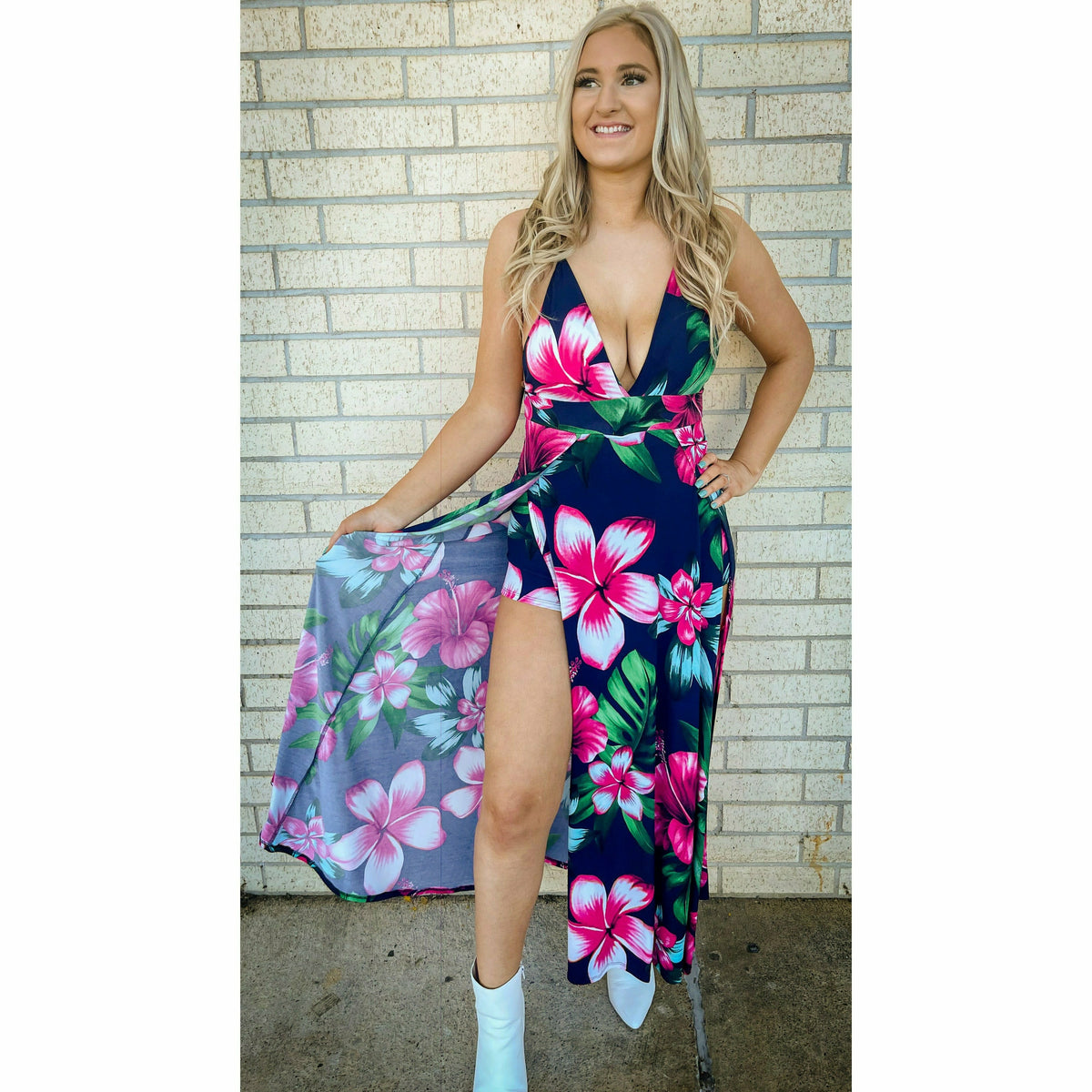 Bahama Breeze Maxi Dress with Shorts