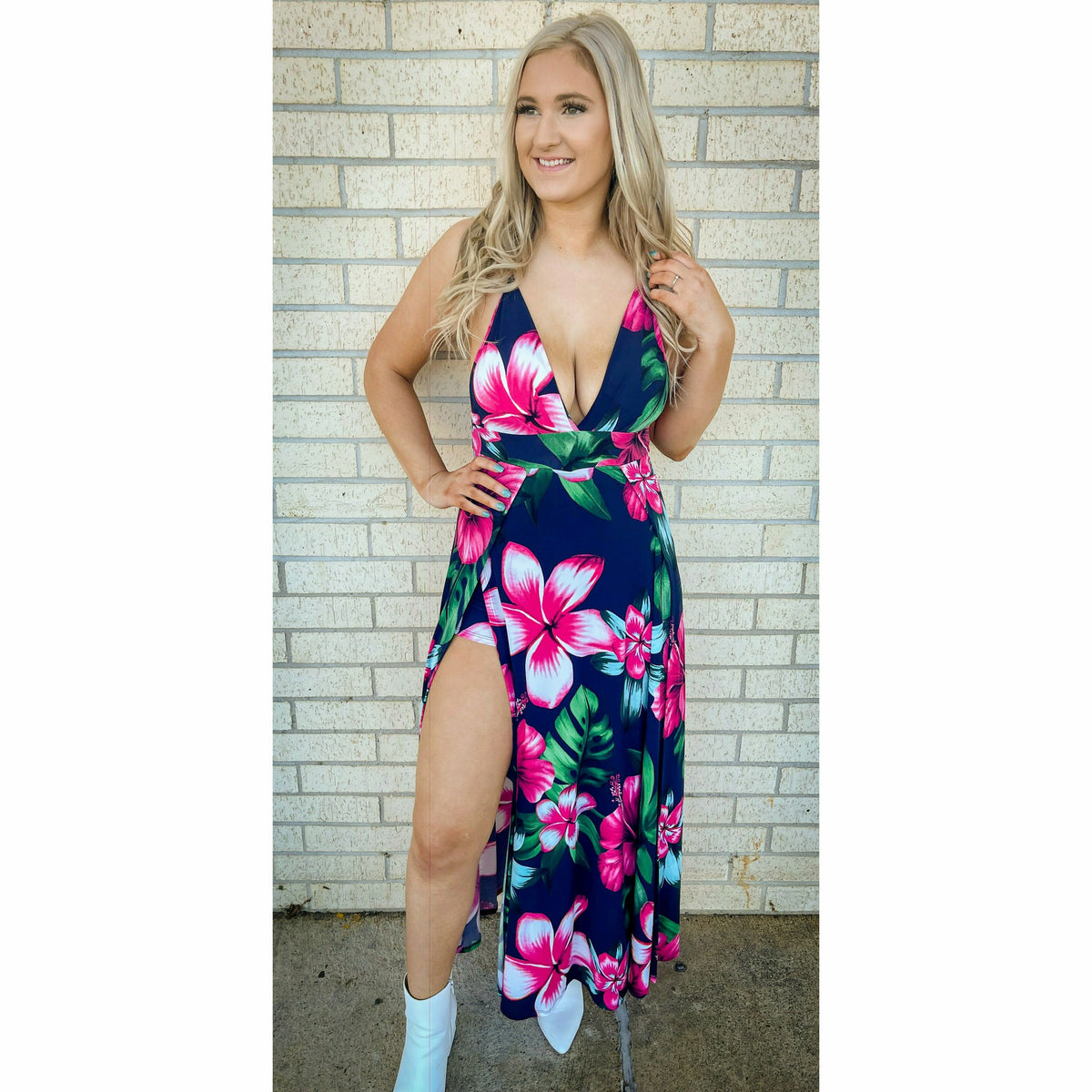 Bahama Breeze Maxi Dress with Shorts