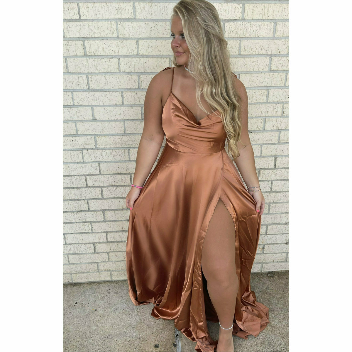 Be My Bridesmaid Satin Dress  (lots of colors)