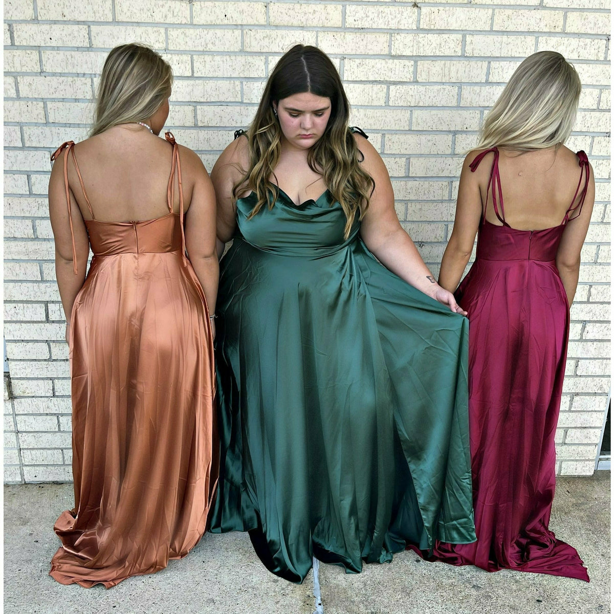 Be My Bridesmaid Satin Dress  (lots of colors)