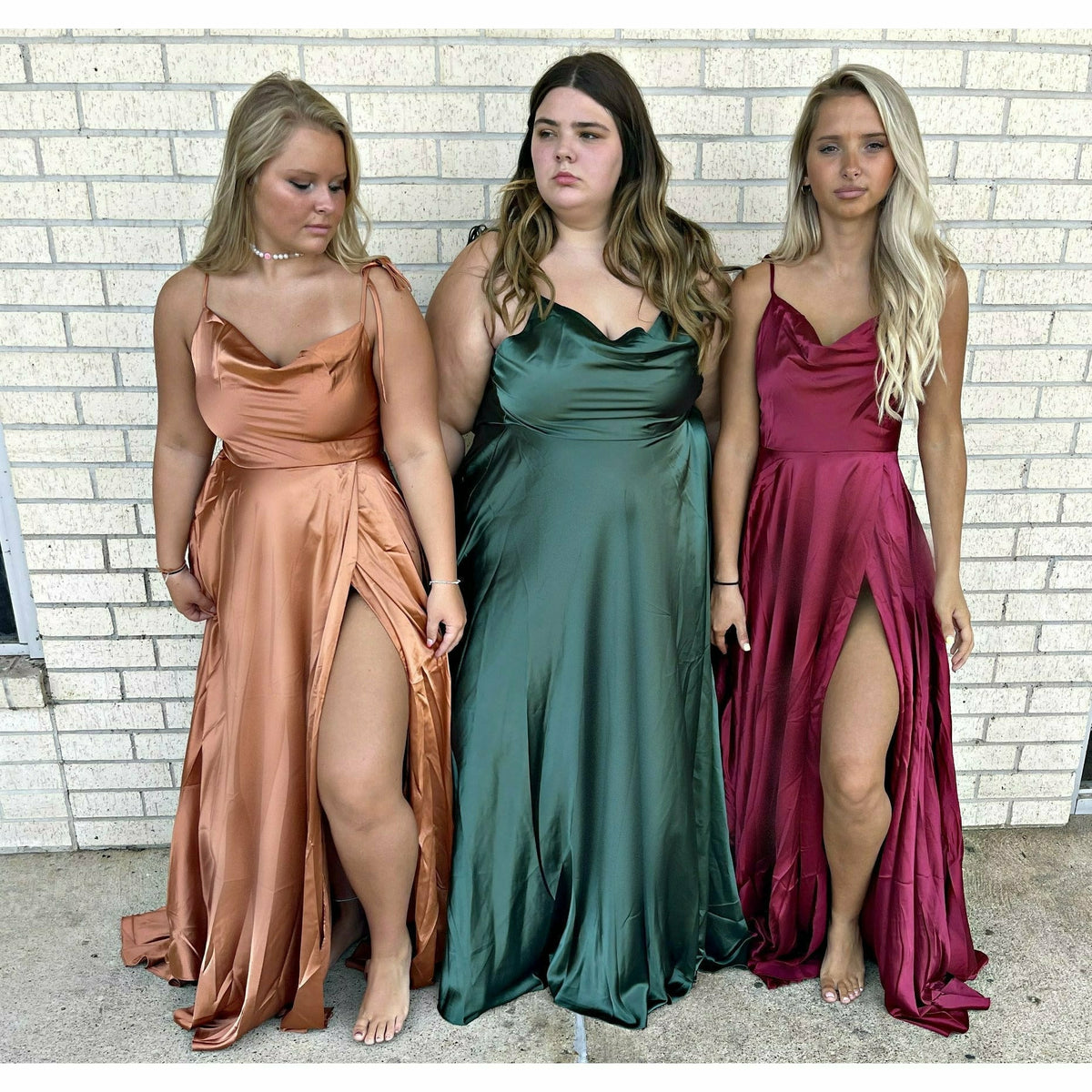 Be My Bridesmaid Satin Dress  (lots of colors)