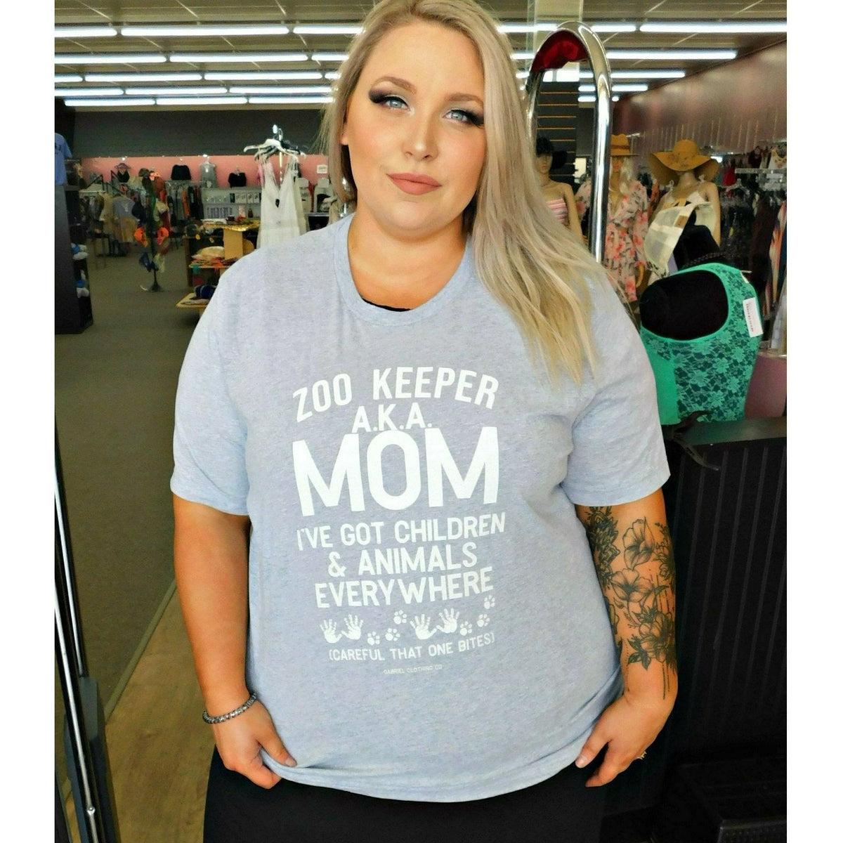 ZOO KEEPER Aka Mom I&#39;ve got Kids TEE