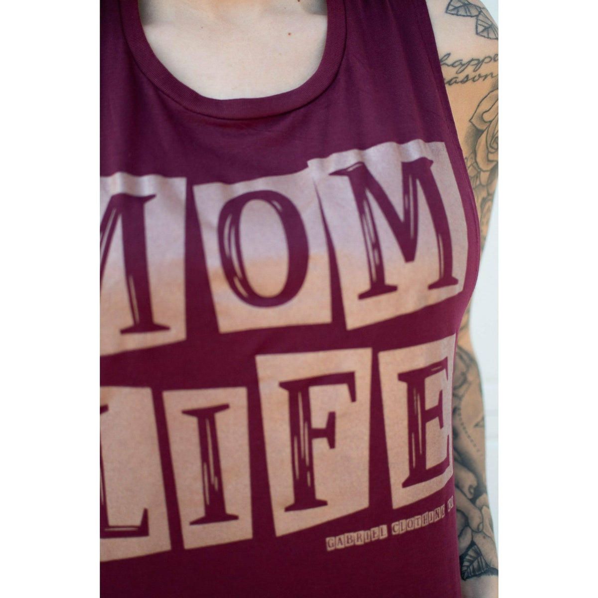 Rose gold Mom life Muscle tank (more colors)