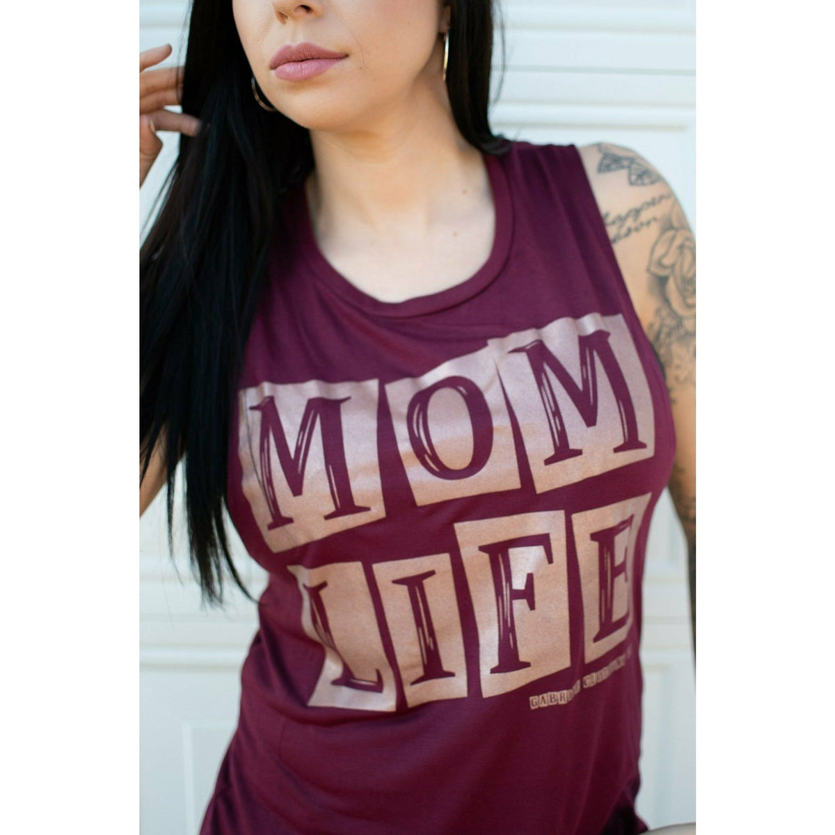 Rose gold Mom life Muscle tank (more colors)