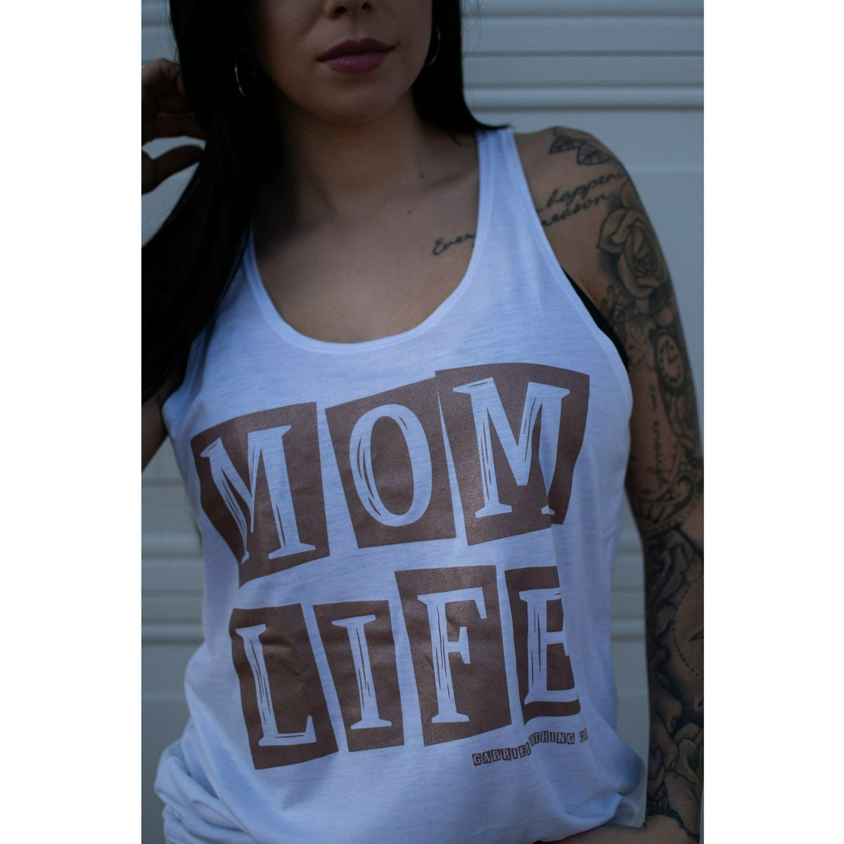 Rose gold Mom life Muscle tank (more colors)