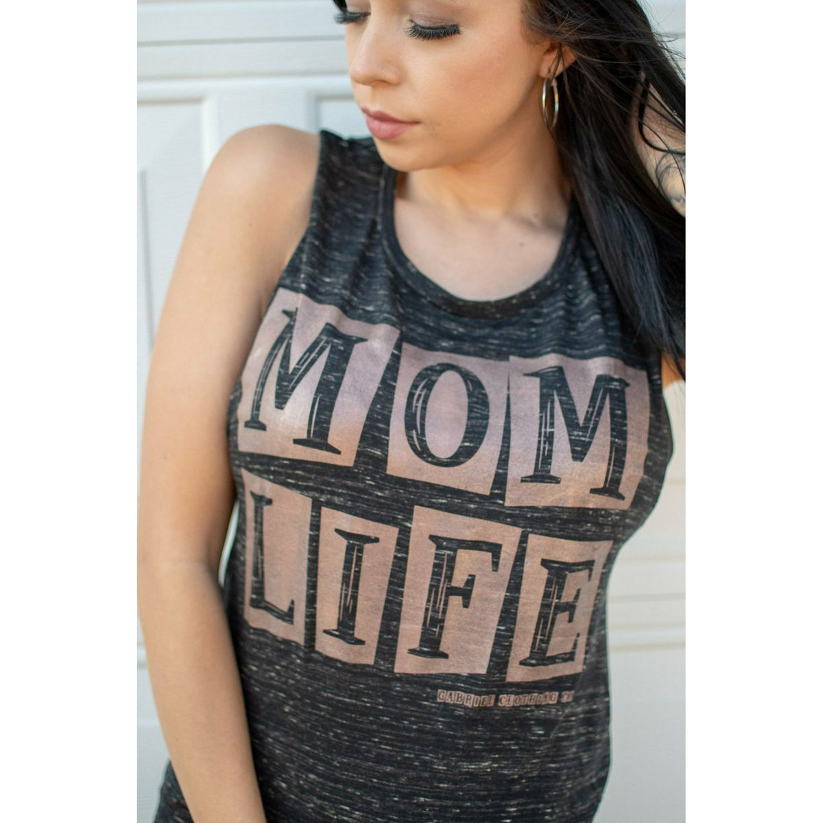 Rose gold Mom life Muscle tank (more colors)