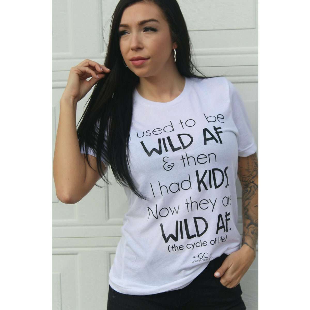 I used to be Wild AF tee