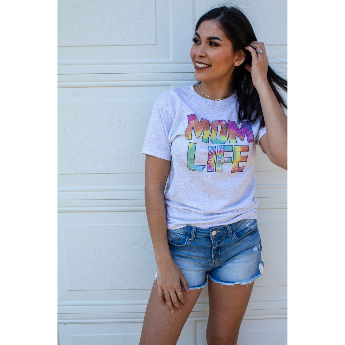 Mom life Tie Dye Tee