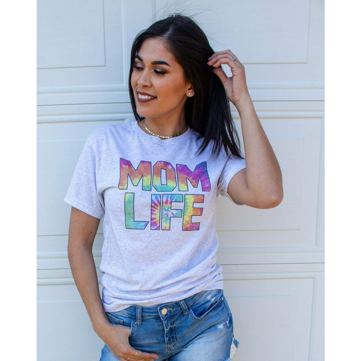 Mom life Tie Dye Tee