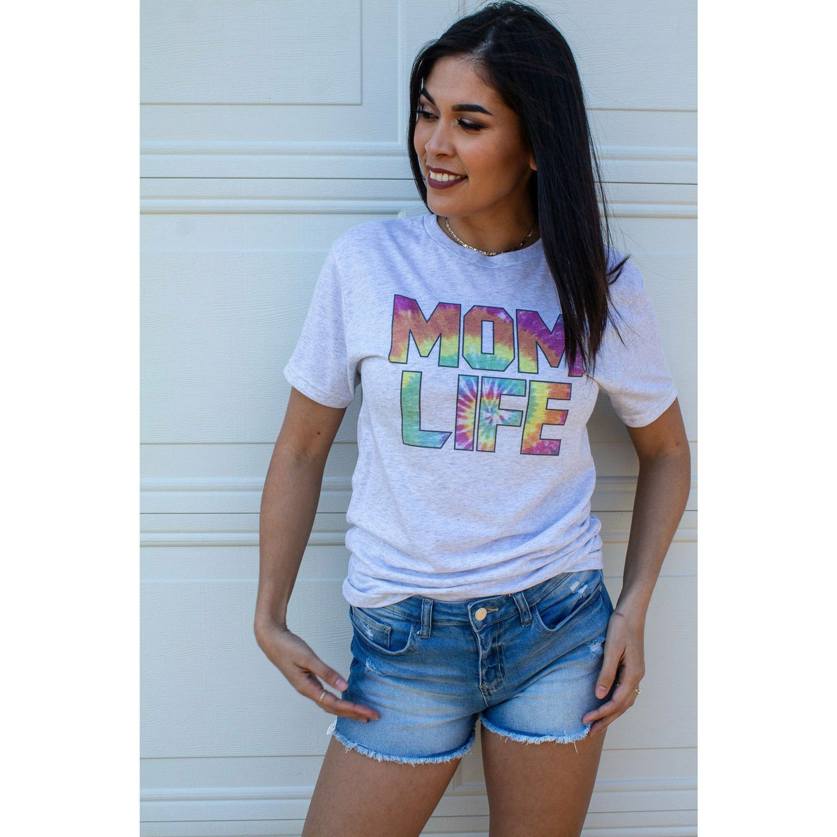 Mom life Tie Dye Tee