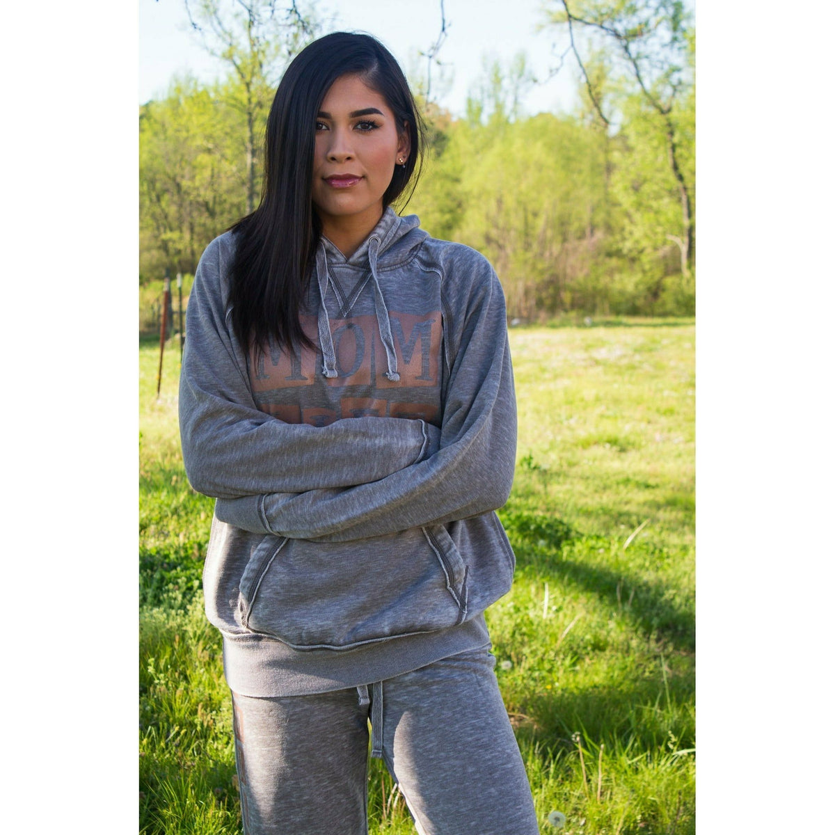 Rose gold Mom Life Hoodie &amp; Pant SET