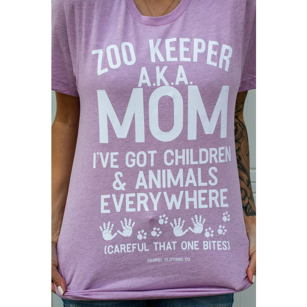 ZOO KEEPER Aka Mom I&#39;ve got Kids TEE