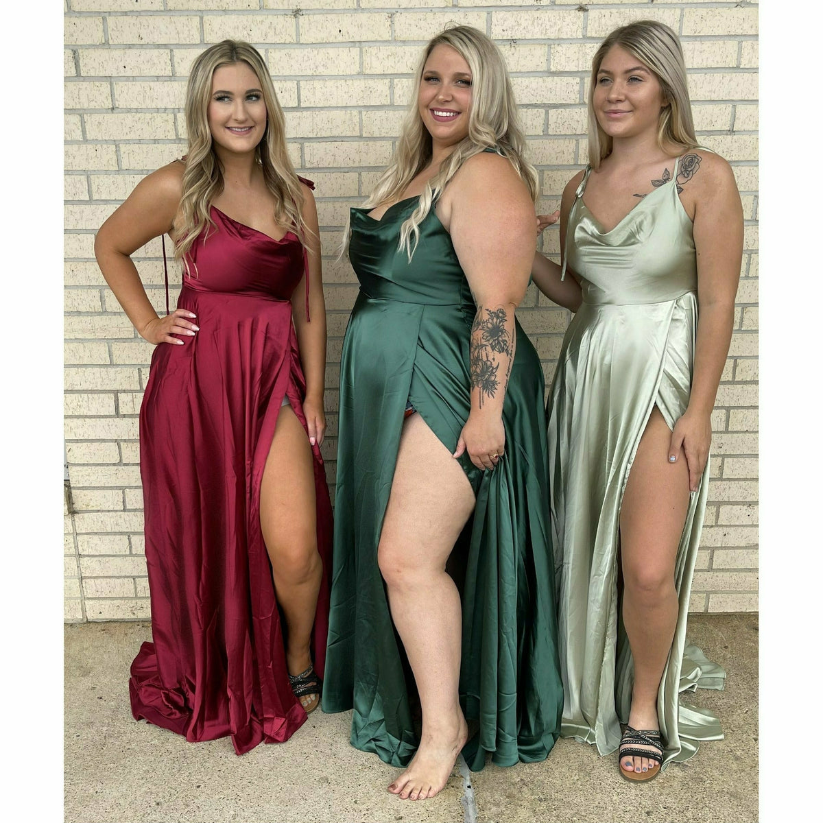 Be My Bridesmaid Satin Dress  (lots of colors)