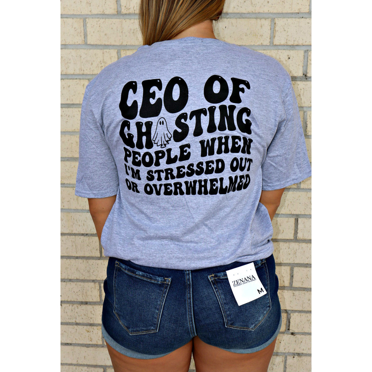 CEO of Ghosting people when I&#39;m stressed tee or sweatshirt