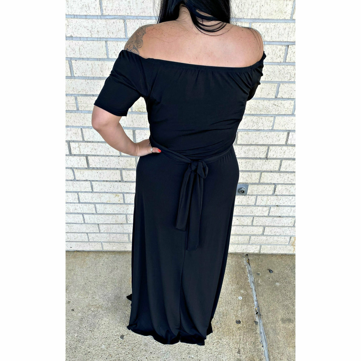 Ember Night Black Maxi Dress