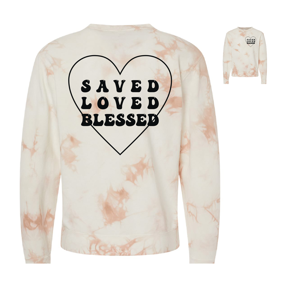 Saved Loved Blessed Sweatshirt