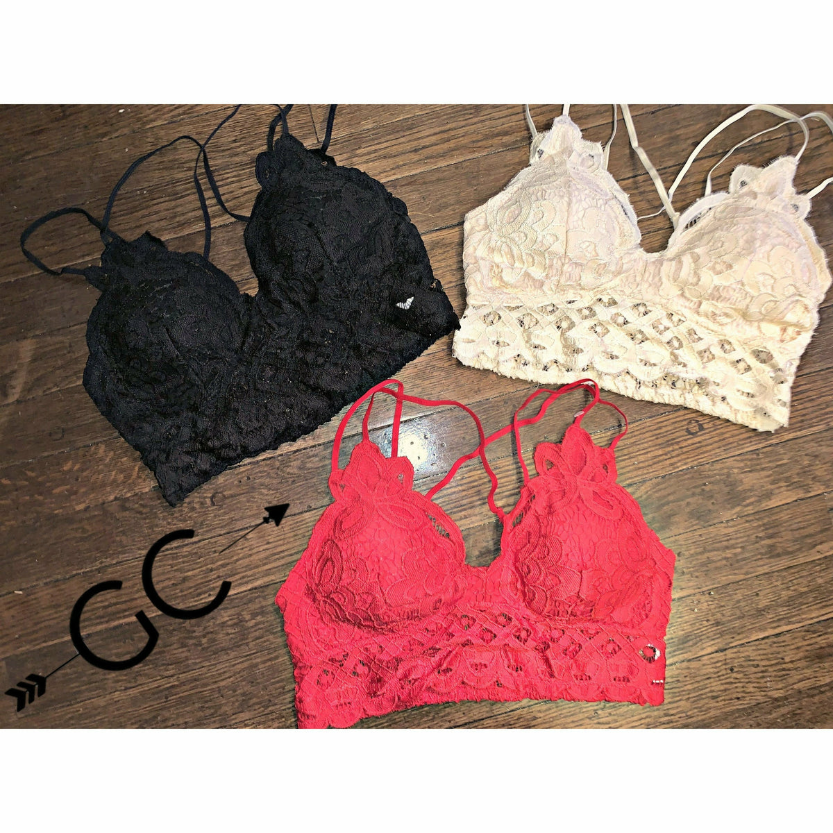 Lace Bralettes  (more colors)