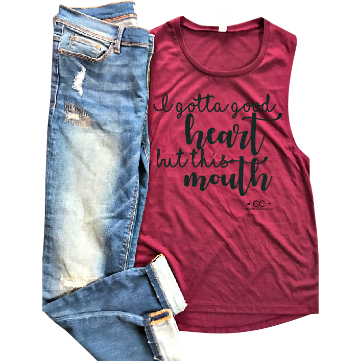 Good Heart Tank Top - Gabriel Clothing Company