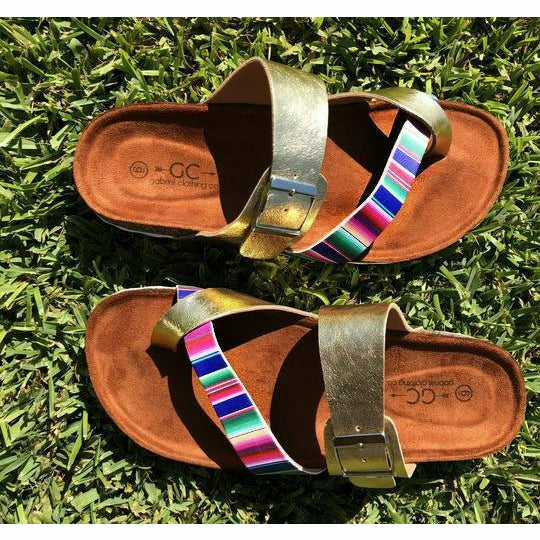 Gold Serape Dream Sandal Pre-Order  (GC EXCLUSIVE) - Gabriel Clothing Company