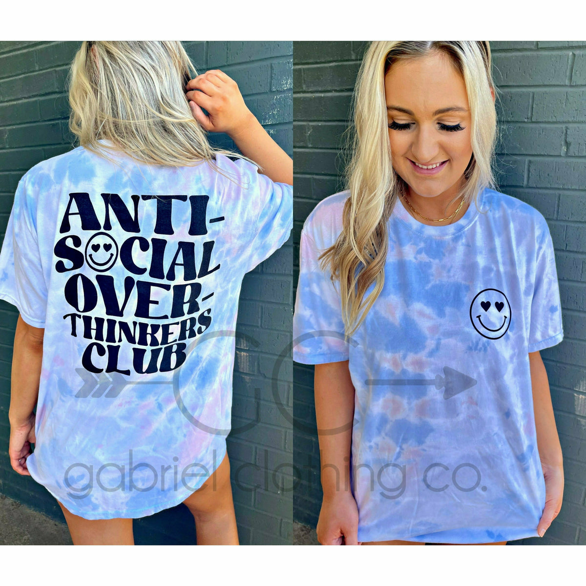 Anti-Social Tie Dye tee