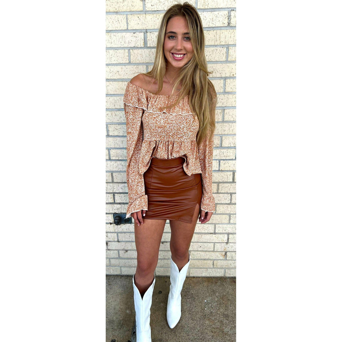 Miami Cognac Skirt