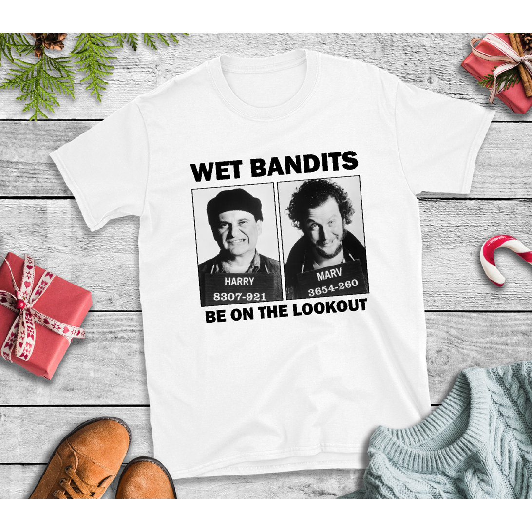 wet bandits christmas tee or sweatshirt